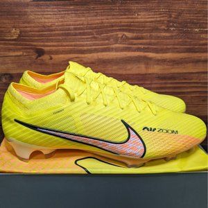 Nike Zoom Mercurial Vapor 15 Elite FG Men's 13 Lucent Pack Yellow Soccer Cleats